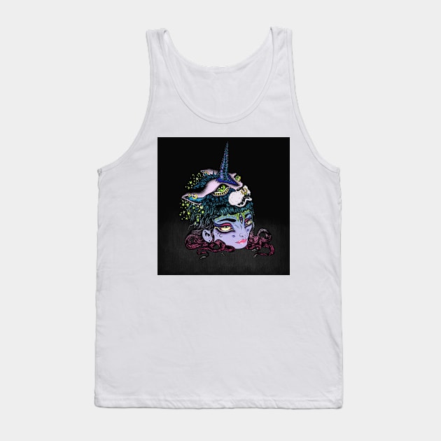 I Grew a Unicorn Tank Top by Roxanedewar1